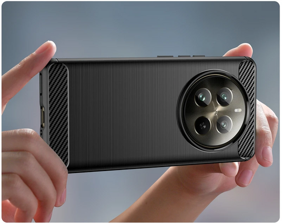 Чoхол до Realme 12 Pro 5G / 12 Pro+ 5G, Carbon, чорний