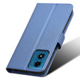 Откидной чехол для Motorola Moto G24 / G24 Power / G04, Wallet Smart Magnet, синий