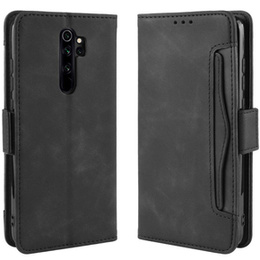 Футляр з клапаном для Xiaomi Redmi Note 8 Pro, Card Slot, чорний