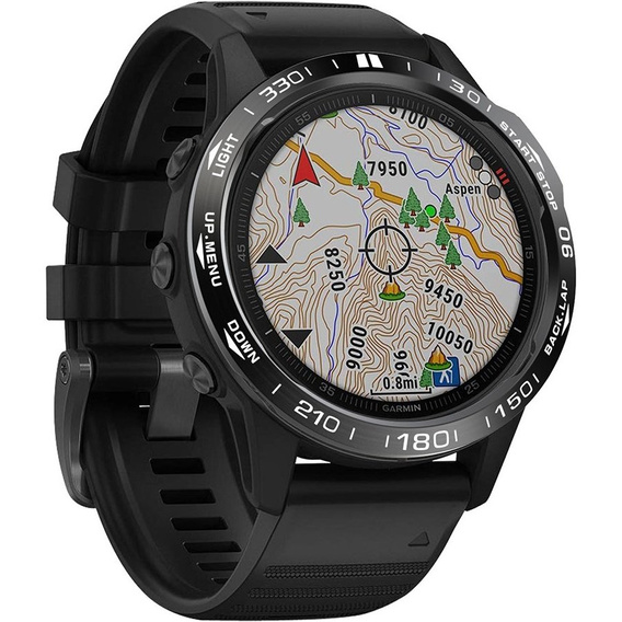 Накладка на безель для Garmin Fenix 6 / 6 Pro / 6 Sapphire,  Black/White
