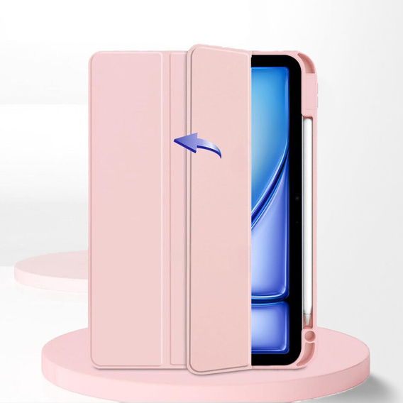 Чехол для Apple iPad Air 11" 6 gen. 2024 (A2902, Smartcase Hybrid, с местом для стилуса, розовый