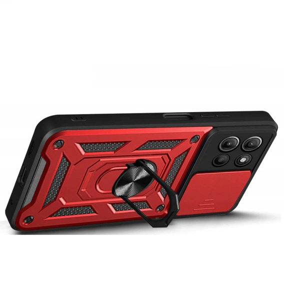 Чохол NOX Camera Slide Motorola Moto G15 / Motorola Moto G15 Power, CamShield Slide, червоний