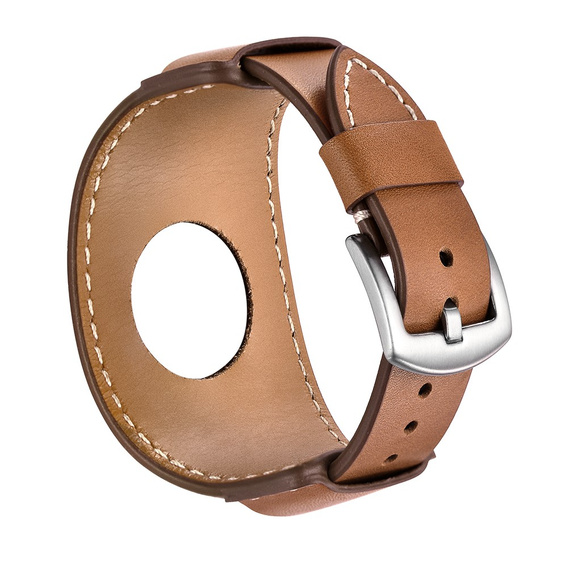 Кожаный ремешок для Apple Watch 1/2/3/4/5/6/7/8/SE/Ultra 42/44/45/49 мм, коричневый
