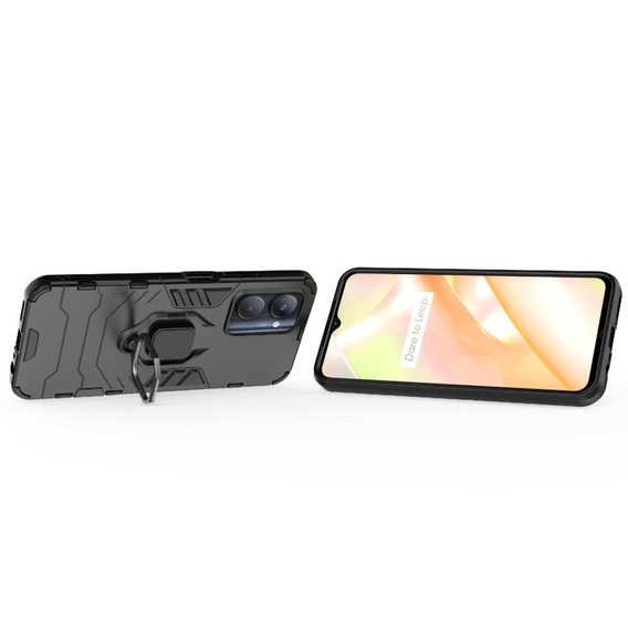 Чoхол до Realme C33, Kickstand Ring, чорний