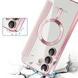 Чохол-книжка для Samsung Galaxy S24 FE, RFID Wallet MagSafe CamShield, рожевий
