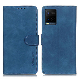 Чехол Wallet до Vivo Y21 / Y21s / Y33s, KHAZNEH, Vintage, Blue