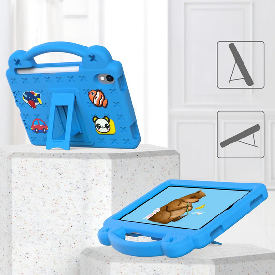 Дитячий чохол для планшета iPad mini 8.3" 2021 (6 gen.) / iPad mini 8.3" 2024 (7 gen.), Cute Patterns, з підставкою, м'яти