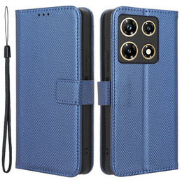 Откидной чехол для Infinix Note 30 Pro 4G, Wallet Smart Magnet, синий
