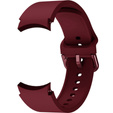 Силіконовий ремінець для Galaxy Watch 4 / 5, Wine Red