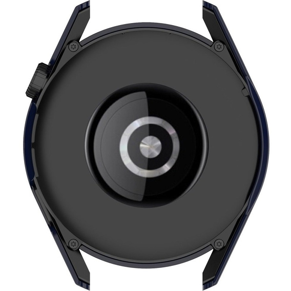 2в1 чохол та захисне скло для годинника Huawei Watch GT 3 42mm, Case, Dark Blue