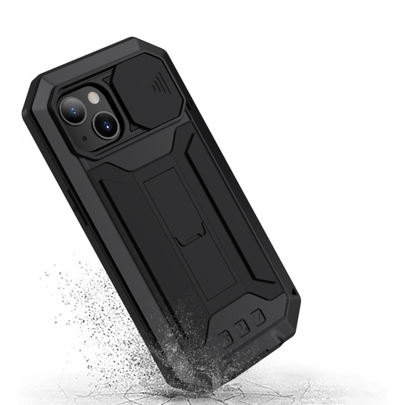 Чехол для iPhone 13, R-JUST CamShield Slide, бронированный, черный