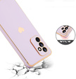 Чехол для Samsung Galaxy S24, Electro heart, фиолетовый + полное клеевое керамическое стекло