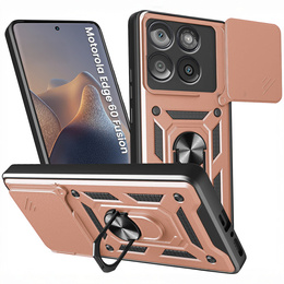 Чехол NOX Camera Slide Motorola Edge 60 / 60 Fusion, CamShield Slide, розовый