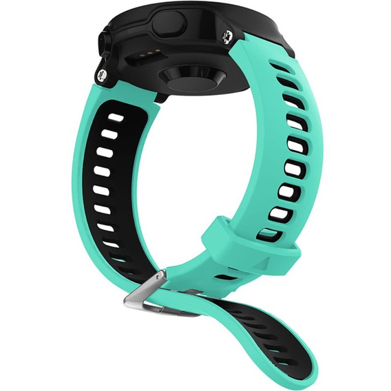 Силіконовий ремінець для Garmin Forerunner 22mm, Mint/Black