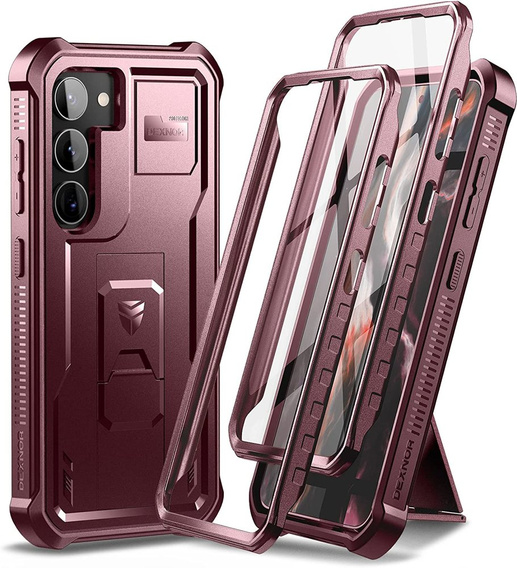 Броньований чохол для Samsung Galaxy S23, Dexnor Full Body (Two Frames), червоний