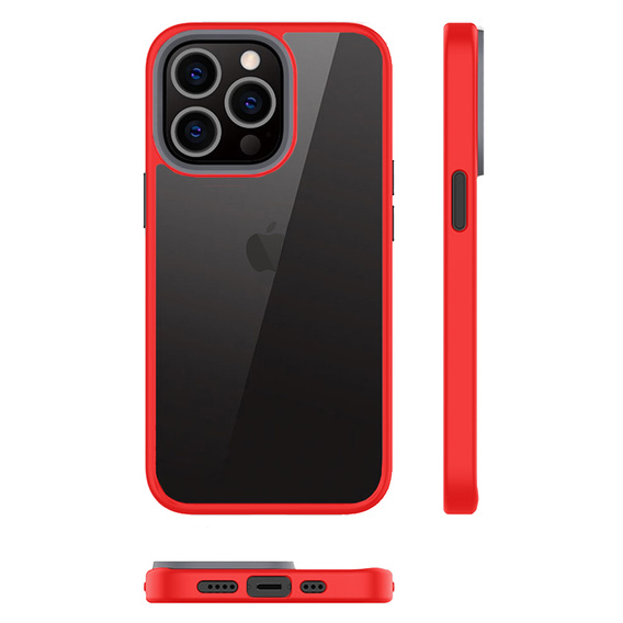 Чехол до iPhone 13 Pro, ERBORD Hybrid Case, красный