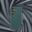 Чехол до Samsung Galaxy S25 Ultra, GKK Leather, зелёный