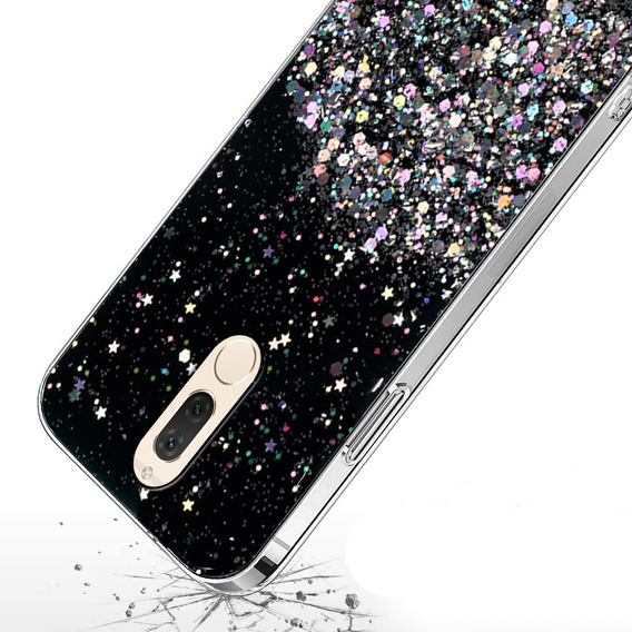 Чoхол до Huawei Mate 10 Lite, Glittery, чорний