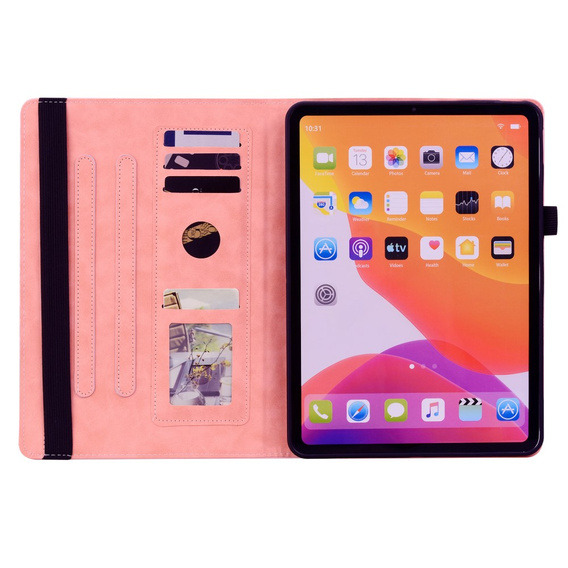 чехол-крышка для Lenovo Tab M11, flower, розовый