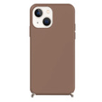 Чехол INS Crossbody для iPhone 13, Brown