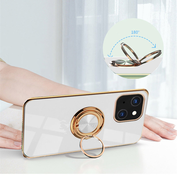 Чoхол до iPhone 13, Electro Ring, білий