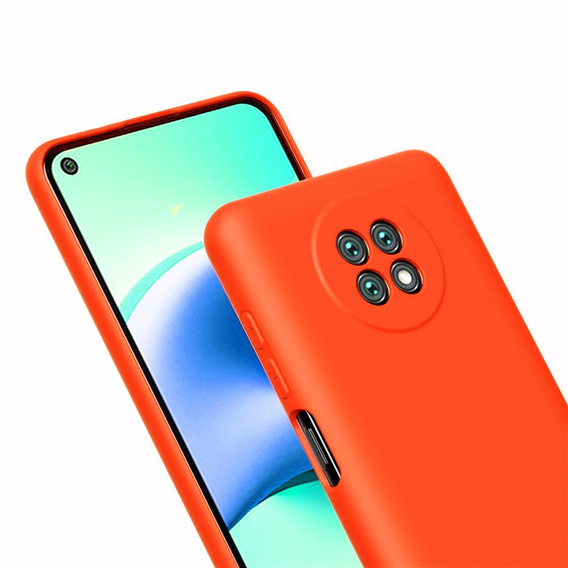 Чехол до Xiaomi Redmi Note 9T 5G, Silicone Lite, красный