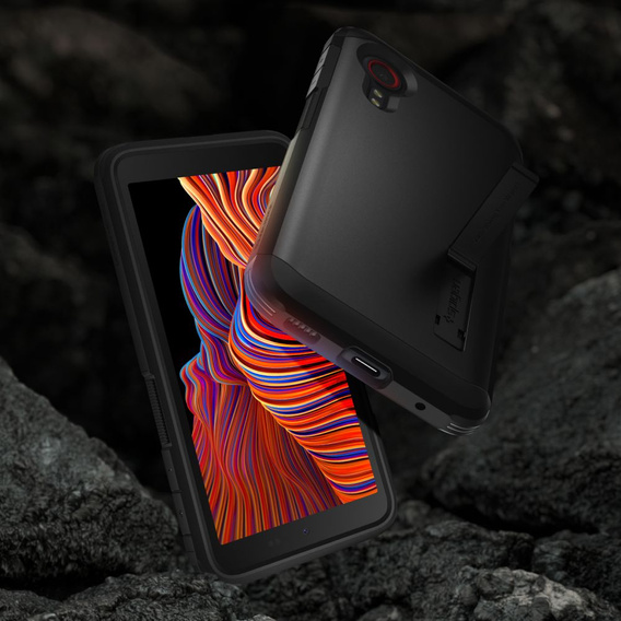 Чехол Spigen до Samsung Galaxy Xcover 5, Tough Armor, чёрный