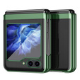 Чехол для Samsung Galaxy Z Flip7 FE / Z Flip6, PC Case, прозрачный / зеленый