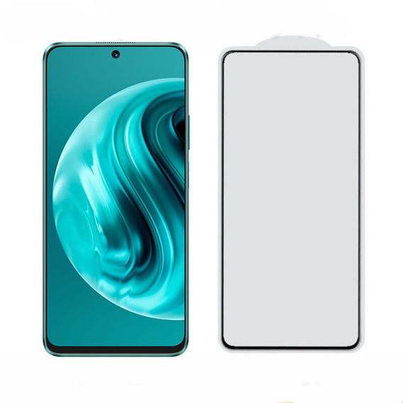 3D загартоване скло для Huawei Nova 12i, чорна рамка