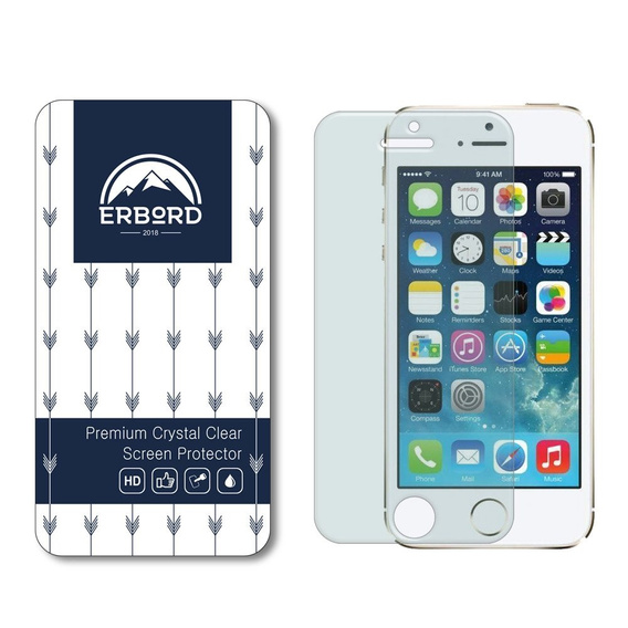 Защитная пленка ERBORD для iPhone 5/5S/SE (2 шт)