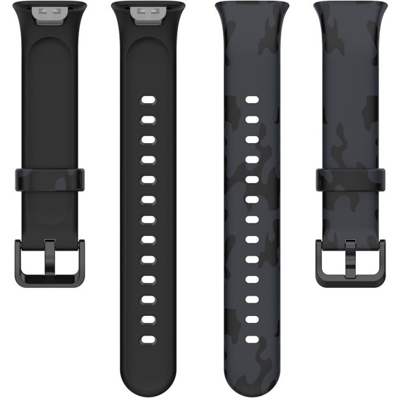 Силіконовий ремінець для Xiaomi Mi Band 7 Pro, Camouflage Grey