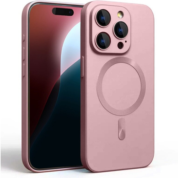 Чохол для iPhone 16 Pro, ColorMag, для MagSafe, рожевий