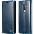 Флип-кейс CASEME для Samsung Galaxy S9+ Plus, Waxy Textured, синий