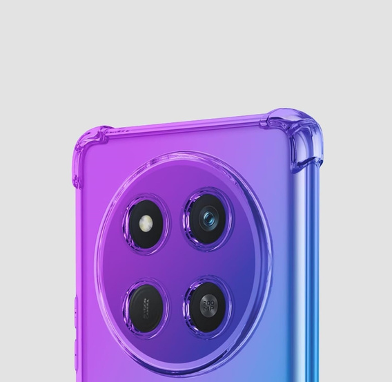 Чохол для Honor Magic 7 Lite, Gradient Dropproof, Фіолетовий / синій