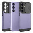 Чехол до Samsung Galaxy S24, ERBORD CamProtect Slide Camera, фиолетовый