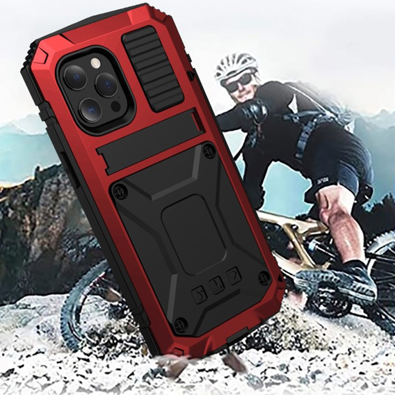 Etui Defender Kickstand do iPhone 13 mini - Red