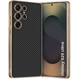 Чoхол до Samsung Galaxy S25 Ultra, GKK Leather, carbon чорний
