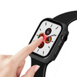 Tech-Protect Футляр с со встроенным защитным стеклом до  Apple Watch 4/5/6/SE (44MM), Black