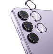2x закаленное стекло ERBORD для камеры Samsung Galaxy S24+ Plus, фиолетовый