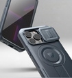 Броньований чохол для iPhone 15, Dexnor CamProtect MagSafe, зелений (Дві рамки)