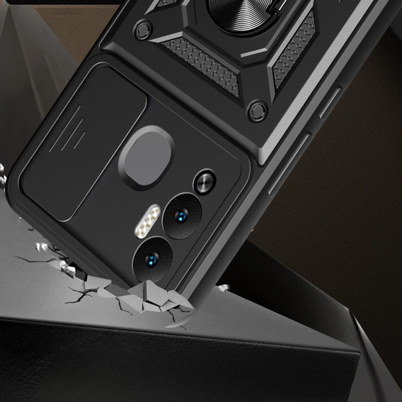 Чохол NOX Camera Slide Infinix Hot 12 Play 4G, CamShield Slide, чорний