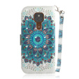 Откидной чехол для Motorola Moto G9 Play/E7 Plus, Wallet, Mandala Flower