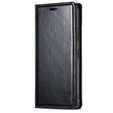Откидной чехол для Samsung Galaxy S23, ERBORD Waxy Wallet, чёрный