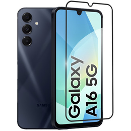3D загартоване скло для Samsung Galaxy A16, чорна рамка