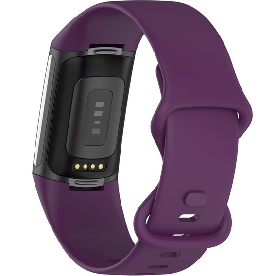 Резиновый браслет Softband для  Fitbit Charge 5 - Dark Purple