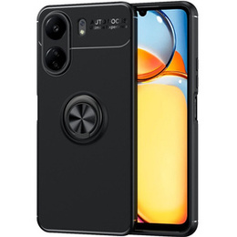 Чехол KickStand Finger Ring для Xiaomi Redmi 13 / Poco C65, черный