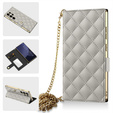 Флип-кейс для Samsung Galaxy S25 Ultra, GKK Mirror Wallet, титановый серый