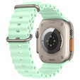 Силиконовый ремешок Apple Watch 1/2/3/4/5/6/7/8/SE/ULTRA 42/44/45/49mm, Matcha Green