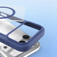 Чехол Dux Ducis для iPhone 17 Pro, Skin X Pro, с откидной крышкой, для MagSafe, темно-синий