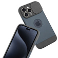 Чoхол до iPhone 15 Pro Max, ERBORD MagProtect Slide Camera, титановий синій